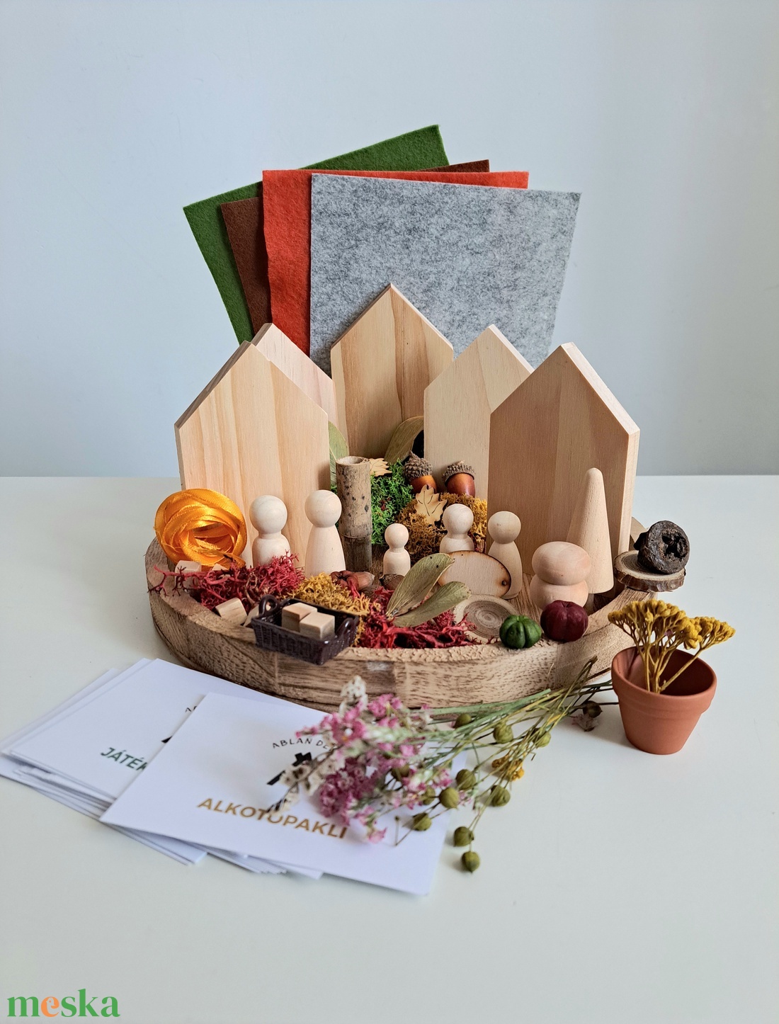 Alkotó mesedoboz - Deluxe varázsfalu szett - diy (csináld magad) - egységcsomag - Meska.hu