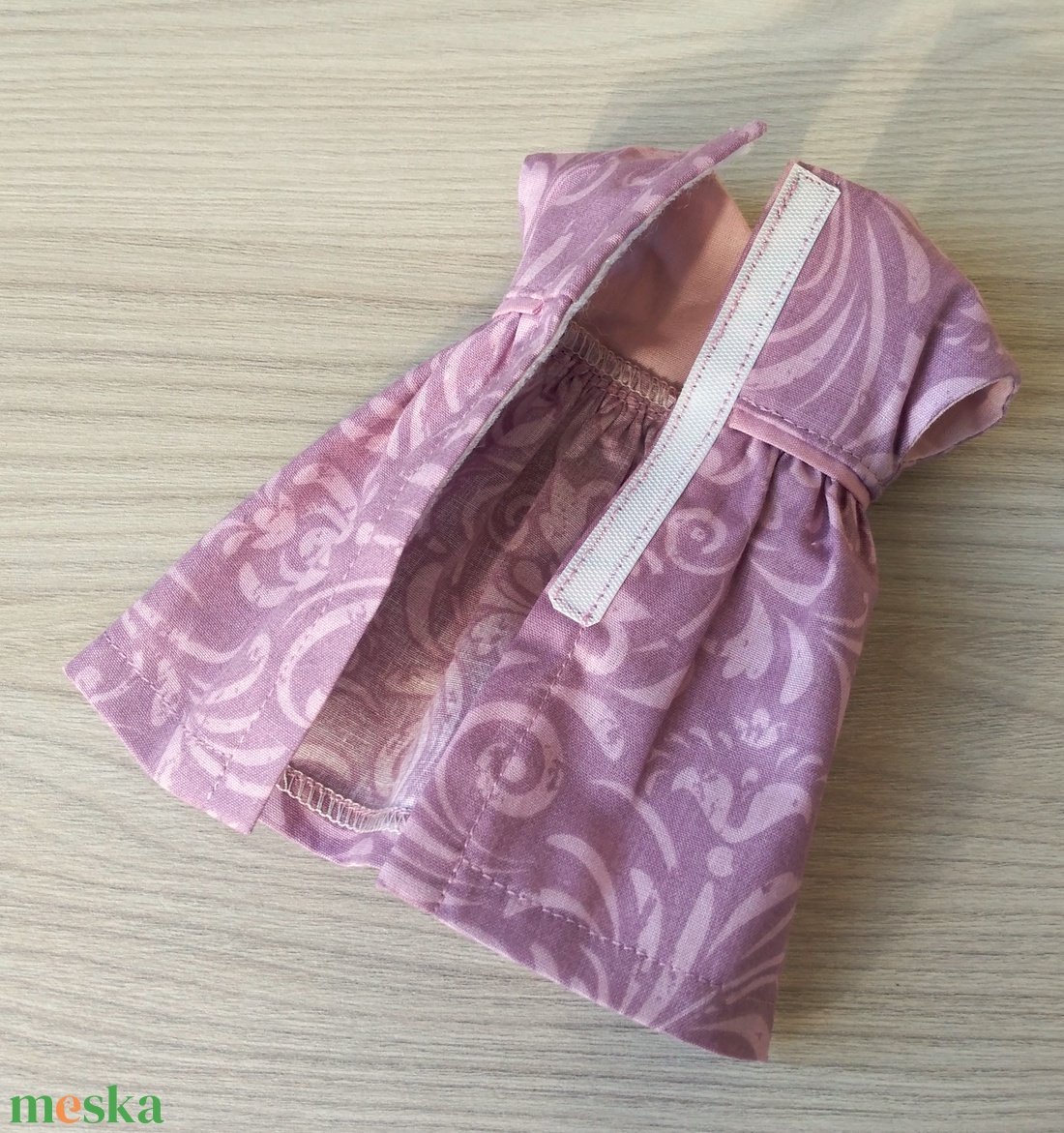 Paola Reina mályva öves ruha  - játék & sport - baba & babaház - játékbaba, babakellék - Meska.hu