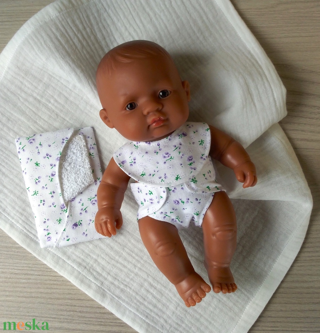 Gondozó készlet 21 cm-s Miniland babáknak - játék & sport - baba & babaház - játékbaba, babakellék - Meska.hu