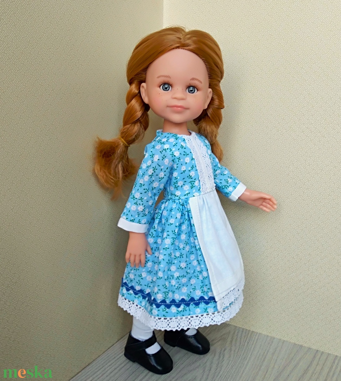 Világoskék néptáncos ruha Paola Reina babáknak - játék & sport - baba & babaház - játékbaba, babakellék - Meska.hu