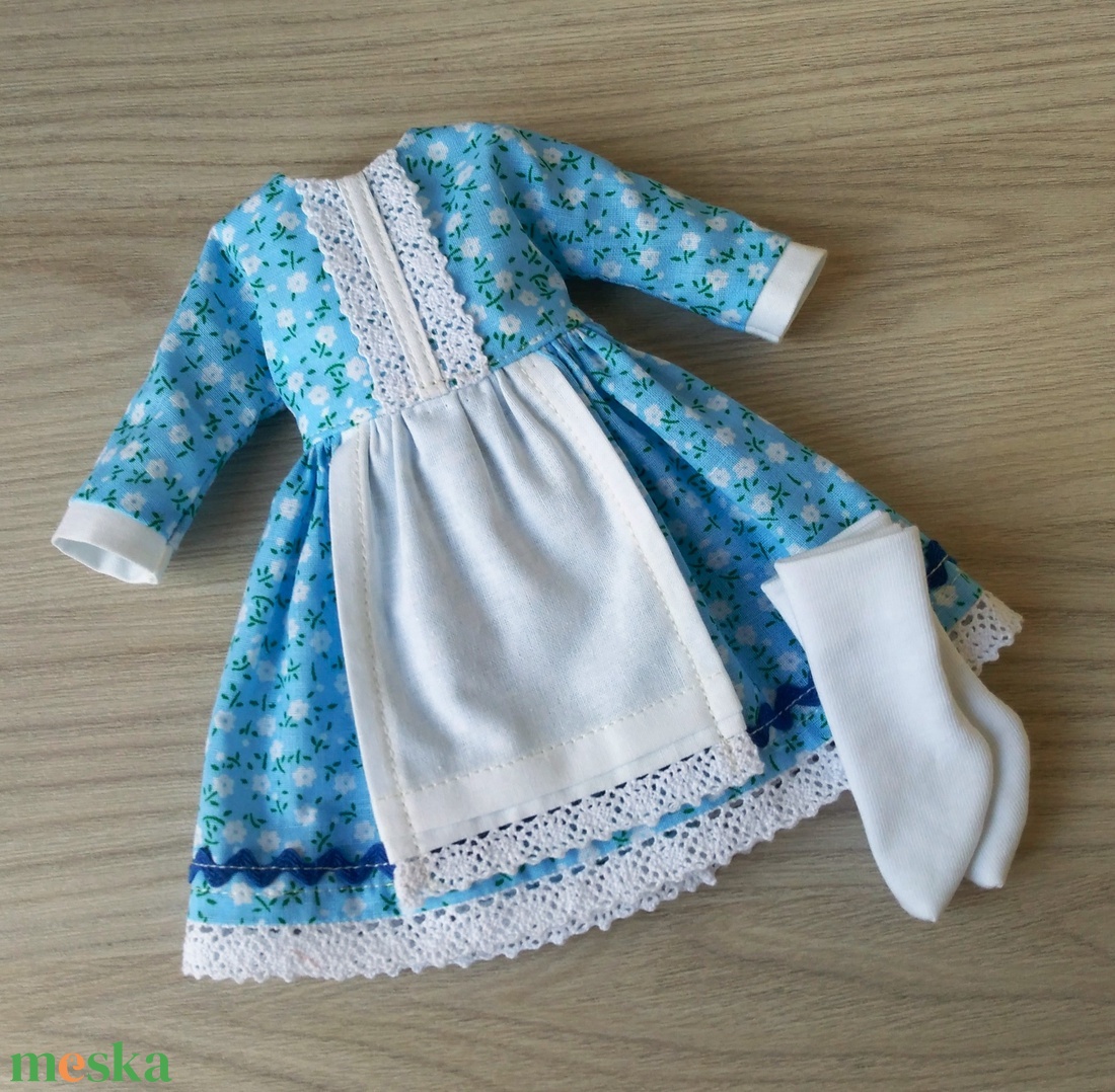 Világoskék néptáncos ruha Paola Reina babáknak - játék & sport - baba & babaház - játékbaba, babakellék - Meska.hu