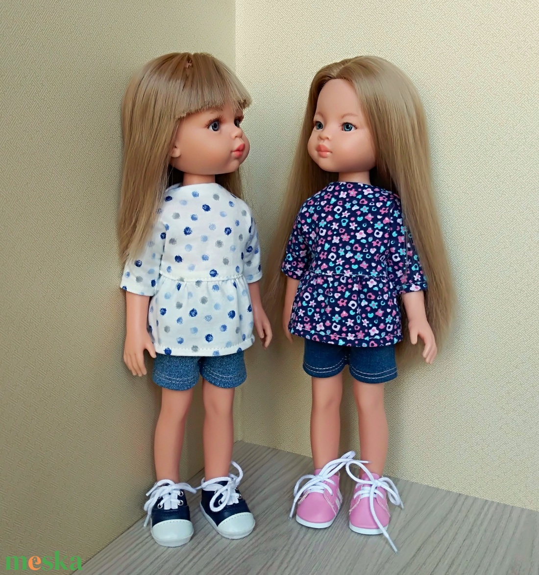 Tunika sorttal, Paloa Reina babáknak - játék & sport - baba & babaház - játékbaba, babakellék - Meska.hu