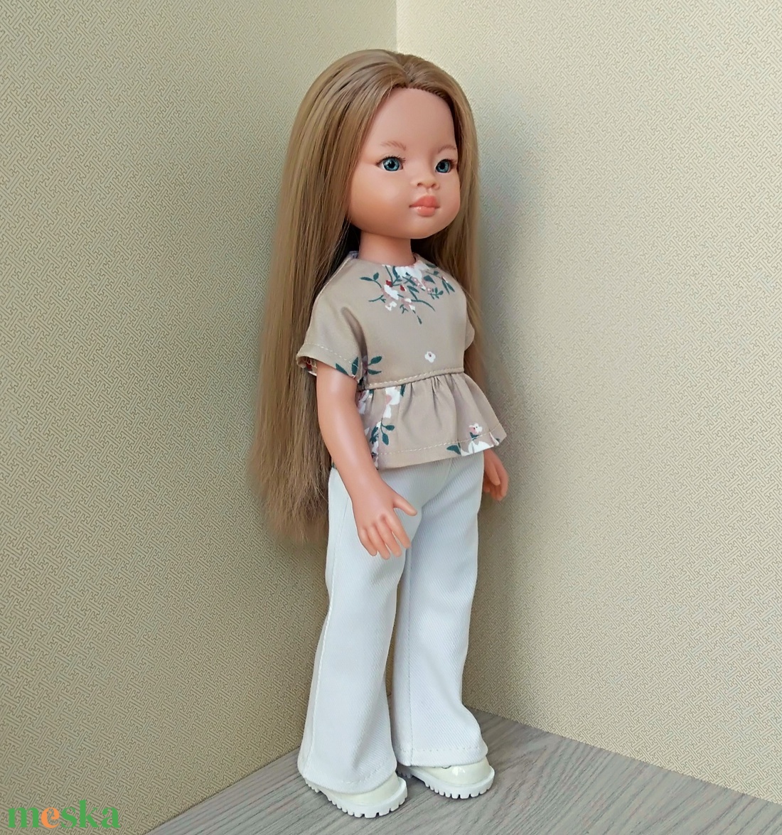 Bő szárú nadrág két felsővel Paola Reina babáknak - játék & sport - baba & babaház - játékbaba, babakellék - Meska.hu