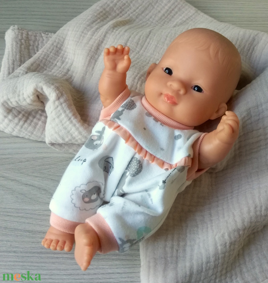 21 cm-s Miniland baba romper - játék & sport - baba & babaház - játékbaba, babakellék - Meska.hu