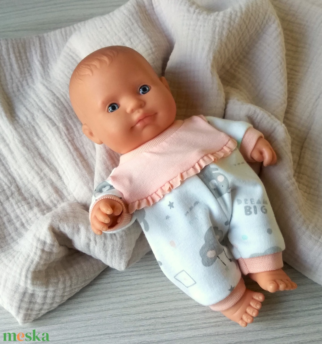 Romper 21 cm-s Miniland babáknak - játék & sport - baba & babaház - játékbaba, babakellék - Meska.hu