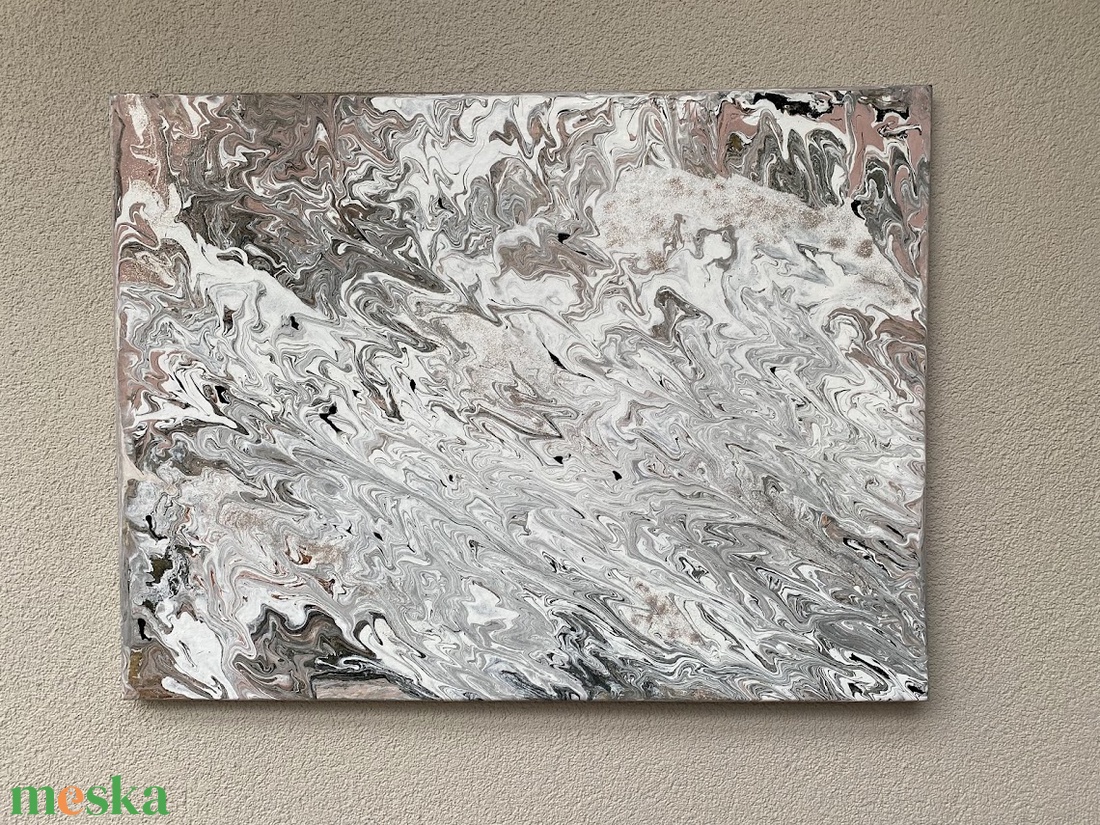 Hullámzó álom 80 cm X 60 cm - otthon & életmód - dekoráció - kép & falikép - vászonkép - Meska.hu