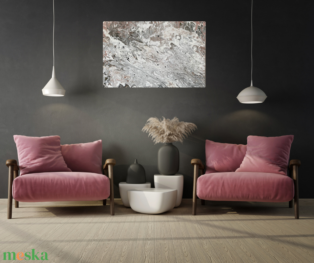 Hullámzó álom 80 cm X 60 cm - otthon & életmód - dekoráció - kép & falikép - vászonkép - Meska.hu
