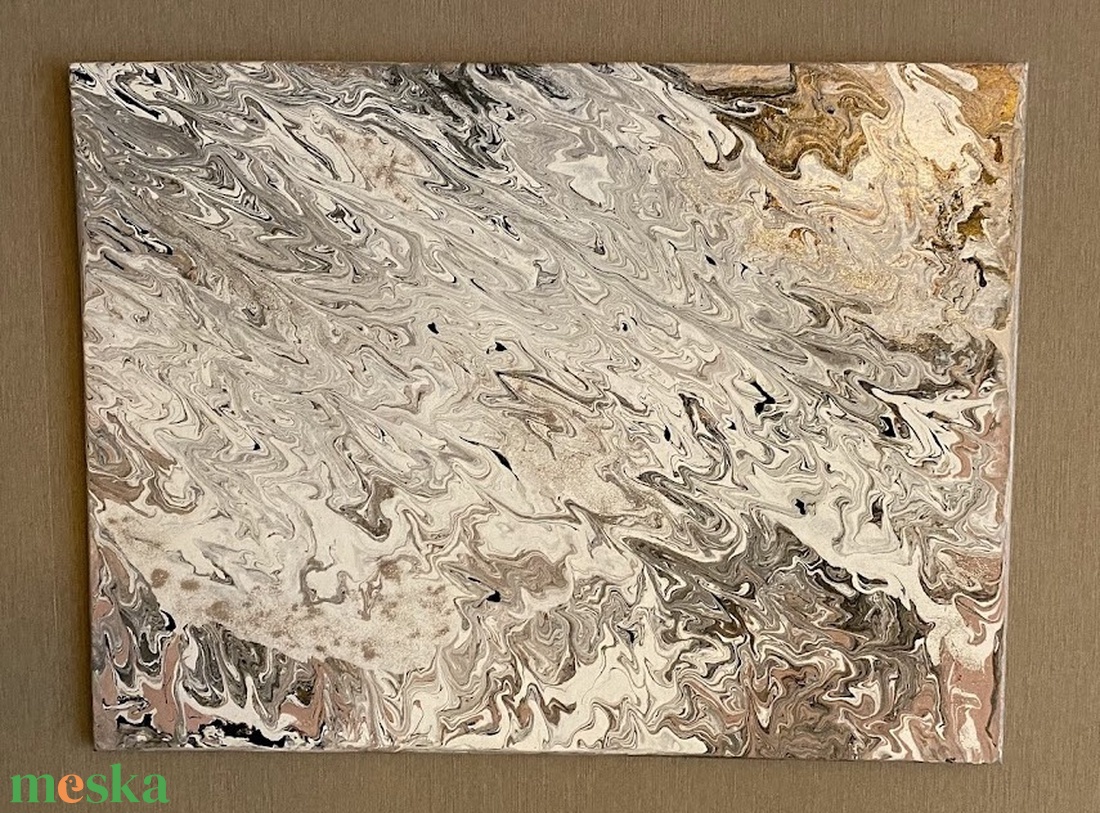 Hullámzó álom 80 cm X 60 cm - otthon & életmód - dekoráció - kép & falikép - vászonkép - Meska.hu