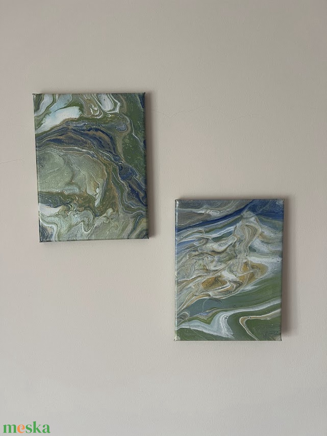 Tengeri szimfónia 18 cm X 24 cm (2 db-os kollekció) - otthon & életmód - dekoráció - kép & falikép - vászonkép - Meska.hu