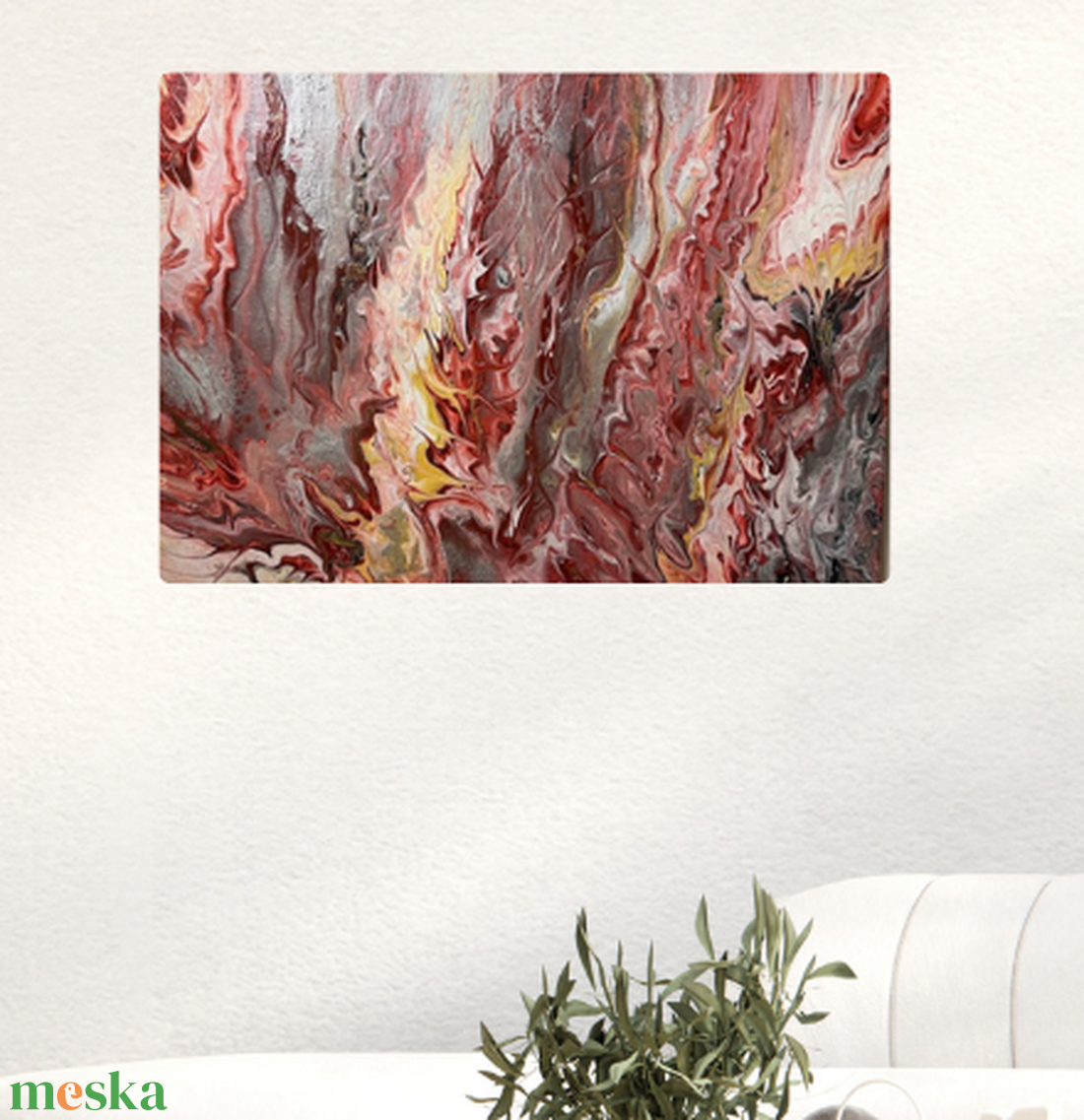 Színörvény 40 cm X 50 cm - otthon & életmód - dekoráció - kép & falikép - vászonkép - Meska.hu