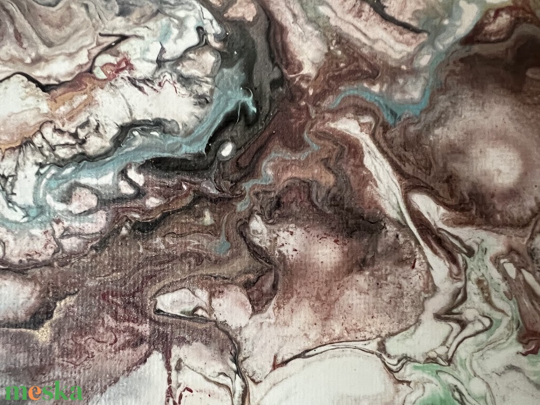 Márványfolyam 24 cm X 18 cm - otthon & életmód - dekoráció - kép & falikép - vászonkép - Meska.hu