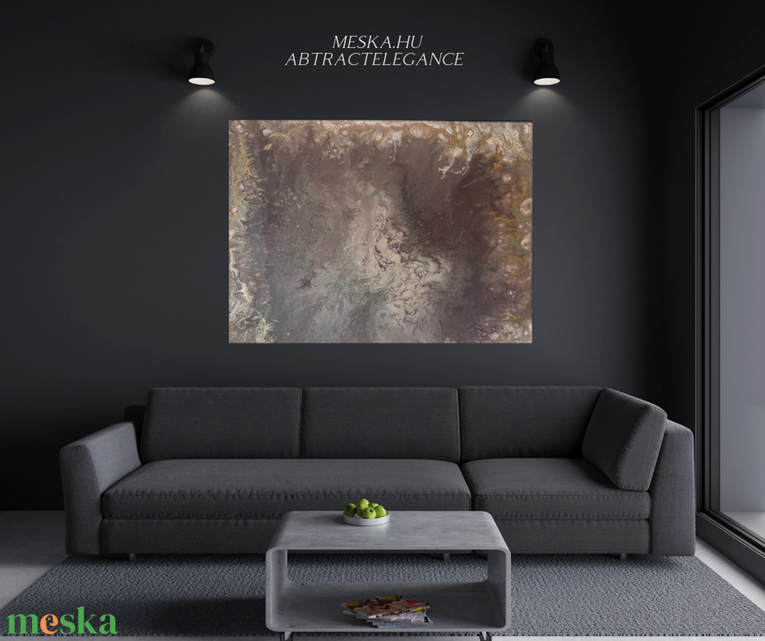 Tündöklő aurák 80 cm X 60 cm - otthon & életmód - dekoráció - kép & falikép - vászonkép - Meska.hu