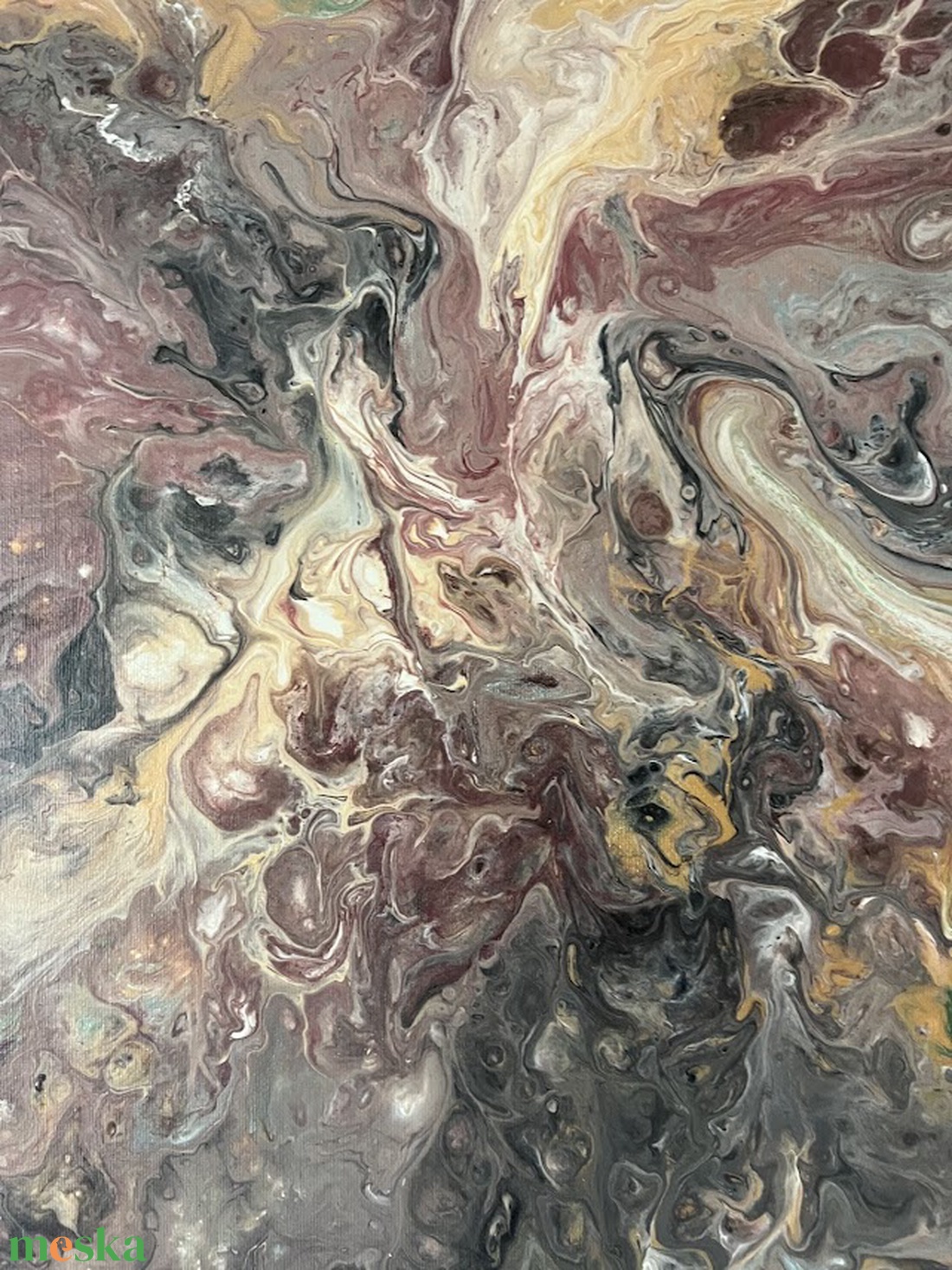 Kozmikus örvény 50 cm X 50 cm - otthon & életmód - dekoráció - kép & falikép - vászonkép - Meska.hu