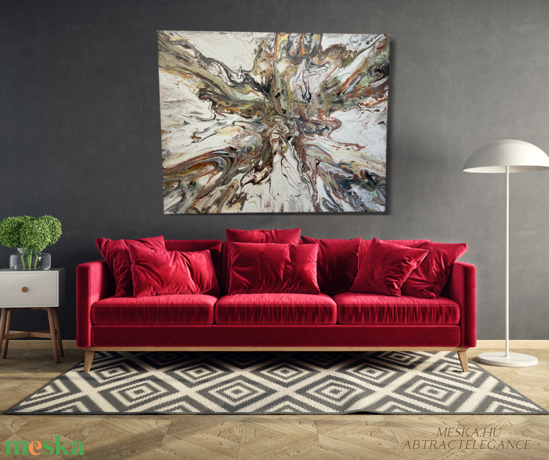 Érzelmek sodrása 60 cm X 40 cm - otthon & életmód - dekoráció - kép & falikép - vászonkép - Meska.hu