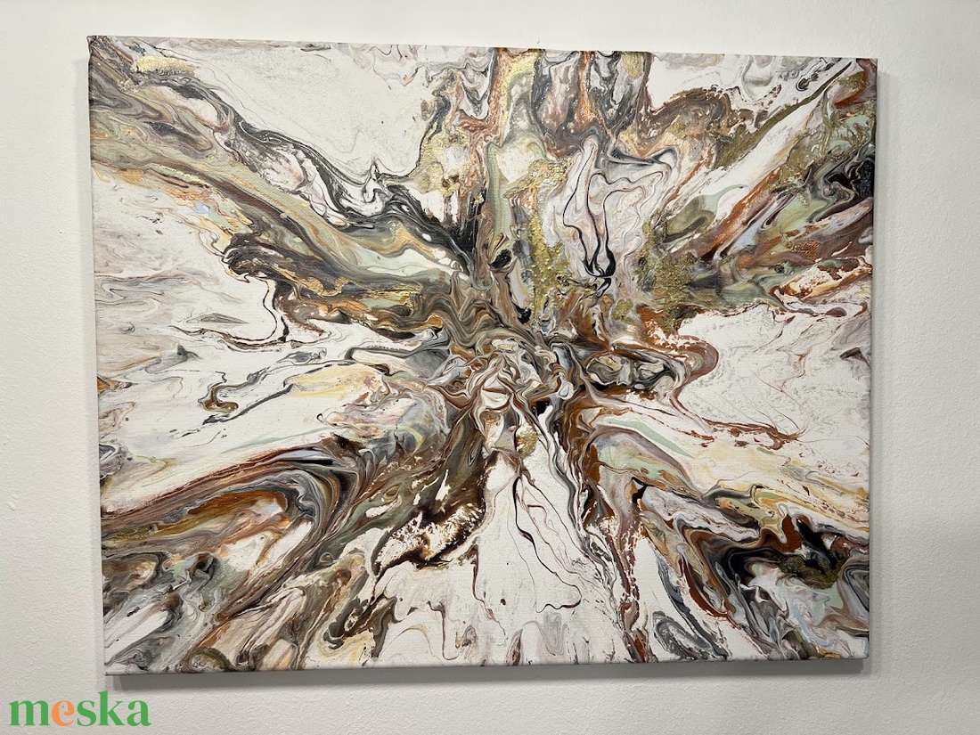Érzelmek sodrása 60 cm X 40 cm - otthon & életmód - dekoráció - kép & falikép - vászonkép - Meska.hu