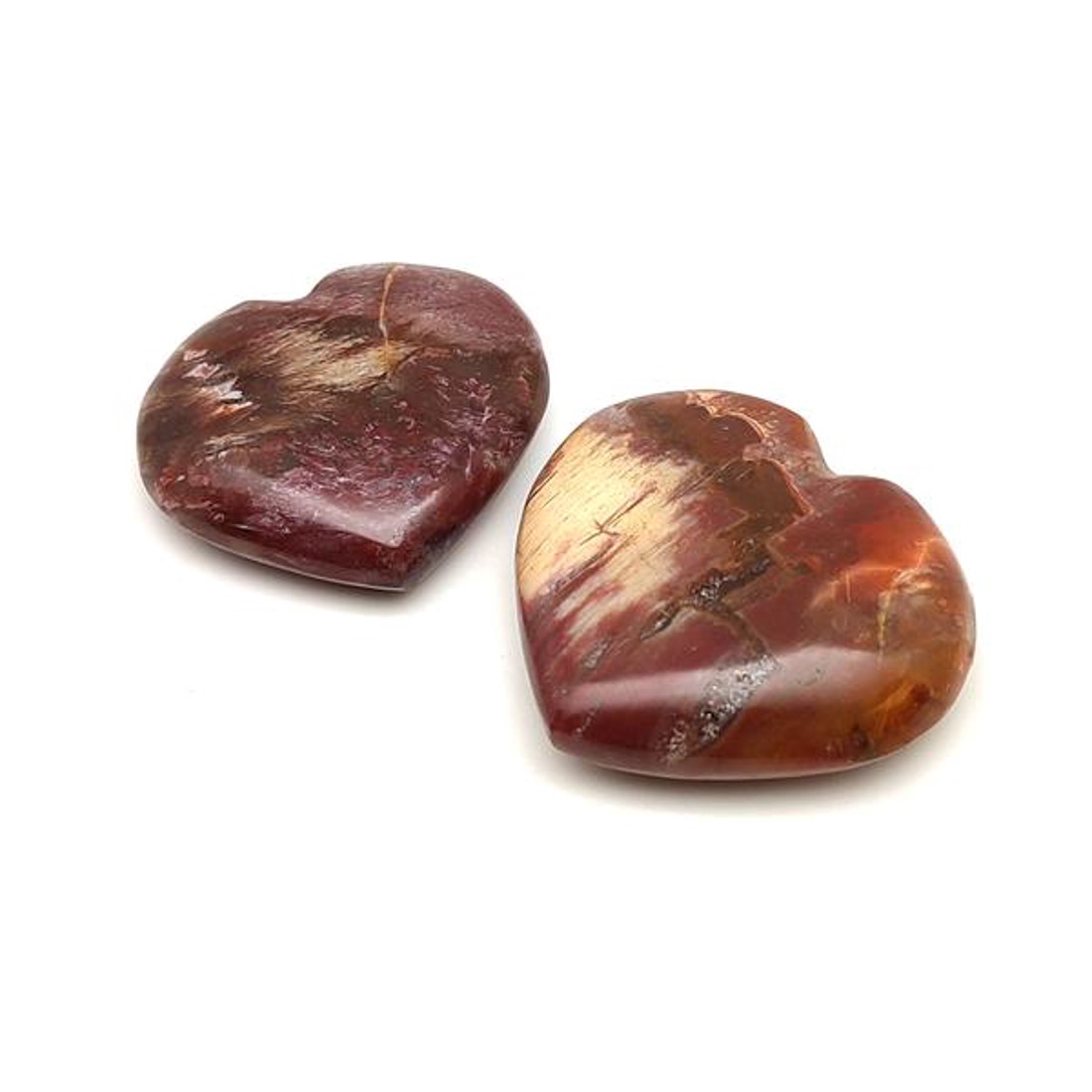 Fa kövület szív 2,5-3,5cm (MDG) 2db/csomag - kellékek & szerszámok - ásvány alapanyag - ásvány figura - Meska.hu