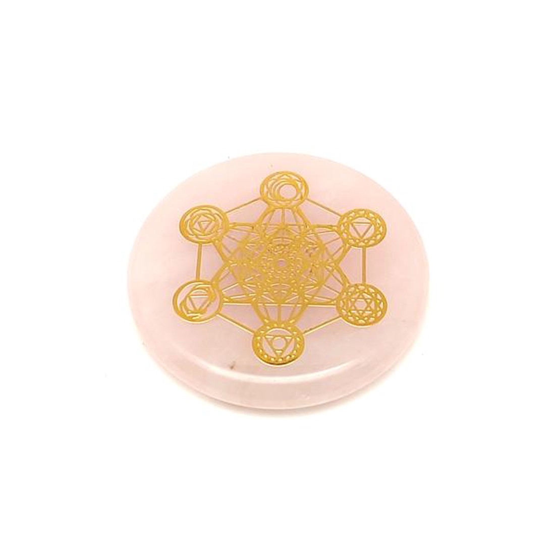 Rózsakvarc korong metatron arany 4cm - kellékek & szerszámok - ásvány alapanyag - Meska.hu Rózsakvarc korong metatron arany 4cm - kellékek & szerszámok - ásvány alapanyag - Meska.hu