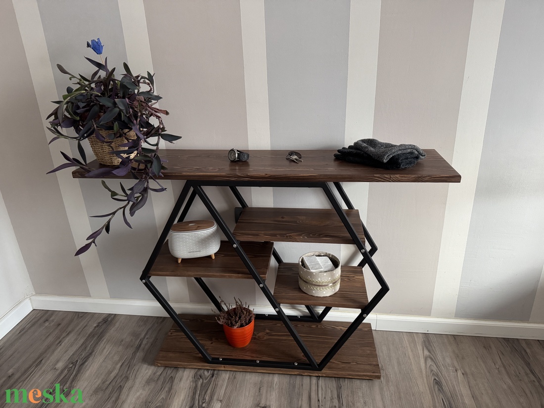 Konzolasztal, TV állvány, Dekorációs asztal, Előszobai lerakó! - otthon & életmód - bútor - asztal - Meska.hu
