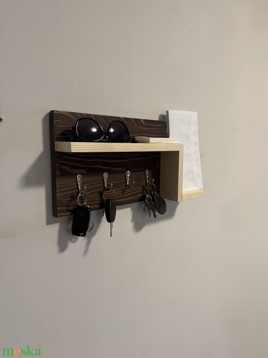 Kontrasztos Z fali kulcstartó! - otthon & életmód - dekoráció - fali és függő dekoráció - fali kulcstartó - Meska.hu