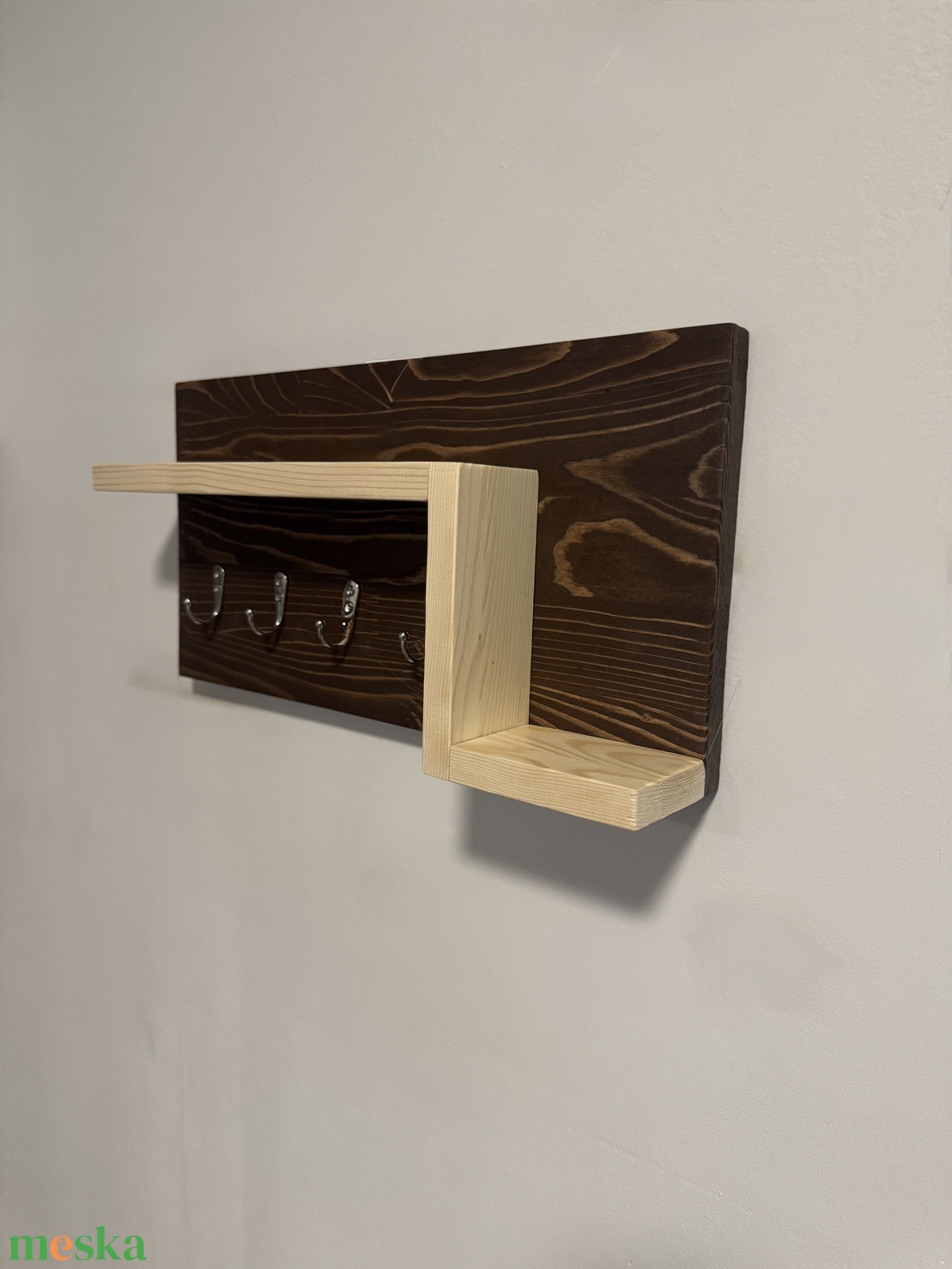 Kontrasztos Z fali kulcstartó! - otthon & életmód - dekoráció - fali és függő dekoráció - fali kulcstartó - Meska.hu