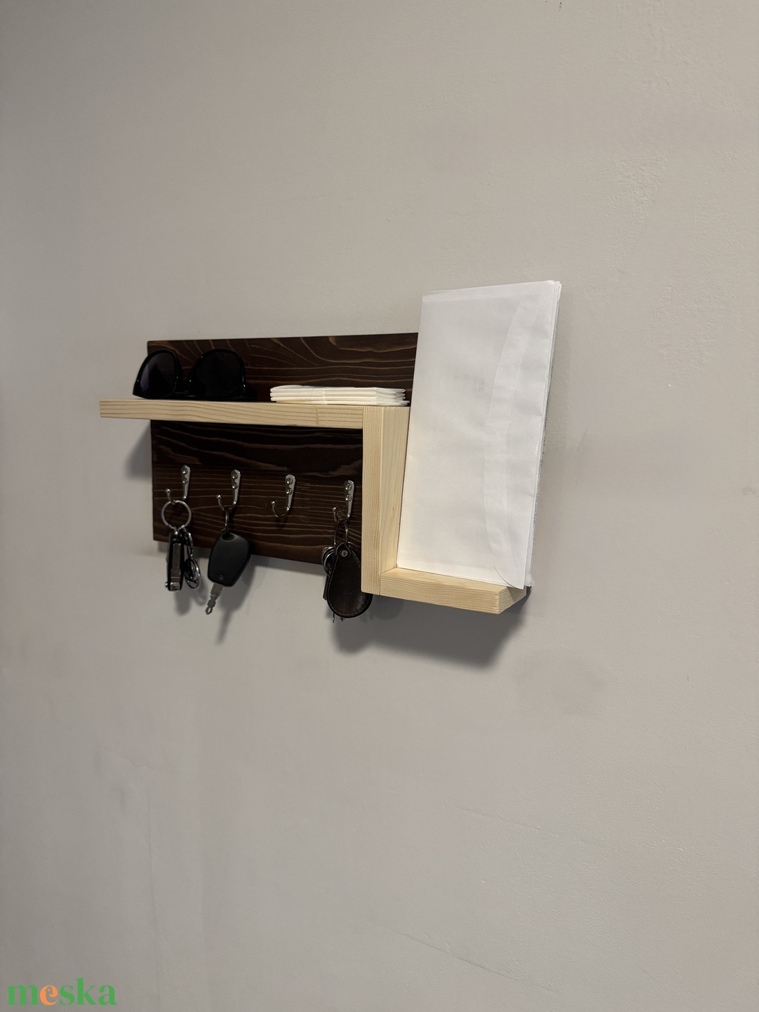 Kontrasztos Z fali kulcstartó! - otthon & életmód - dekoráció - fali és függő dekoráció - fali kulcstartó - Meska.hu