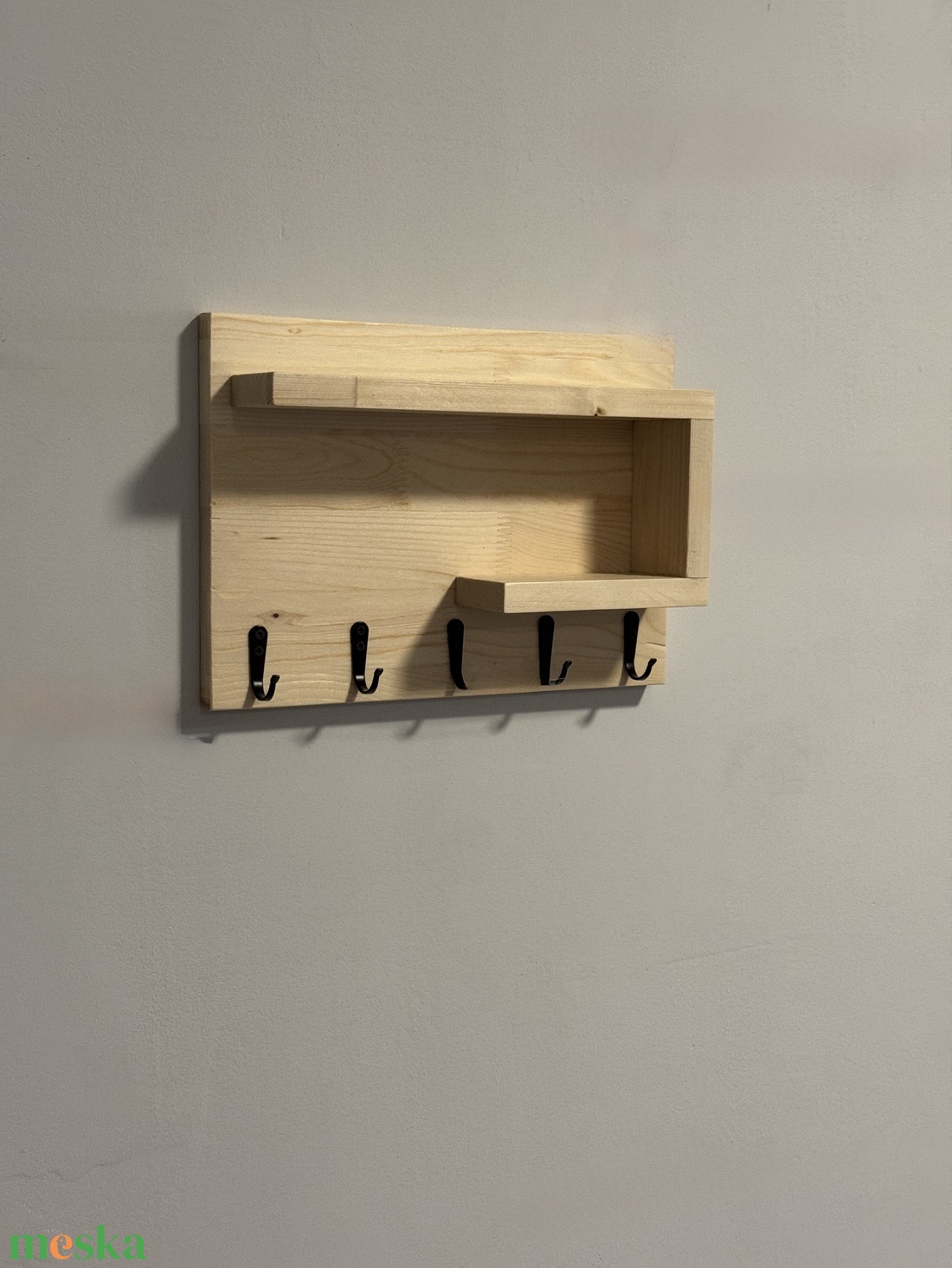 Kontrasztos egyedi fali kulcstartó! - otthon & életmód - dekoráció - fali és függő dekoráció - fali kulcstartó - Meska.hu