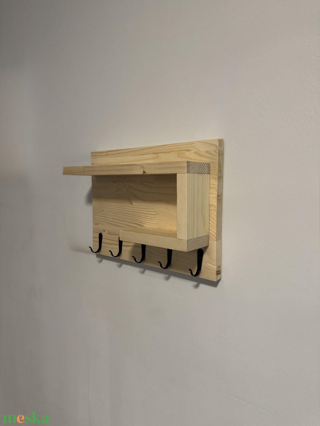 Kontrasztos egyedi fali kulcstartó! - otthon & életmód - dekoráció - fali és függő dekoráció - fali kulcstartó - Meska.hu