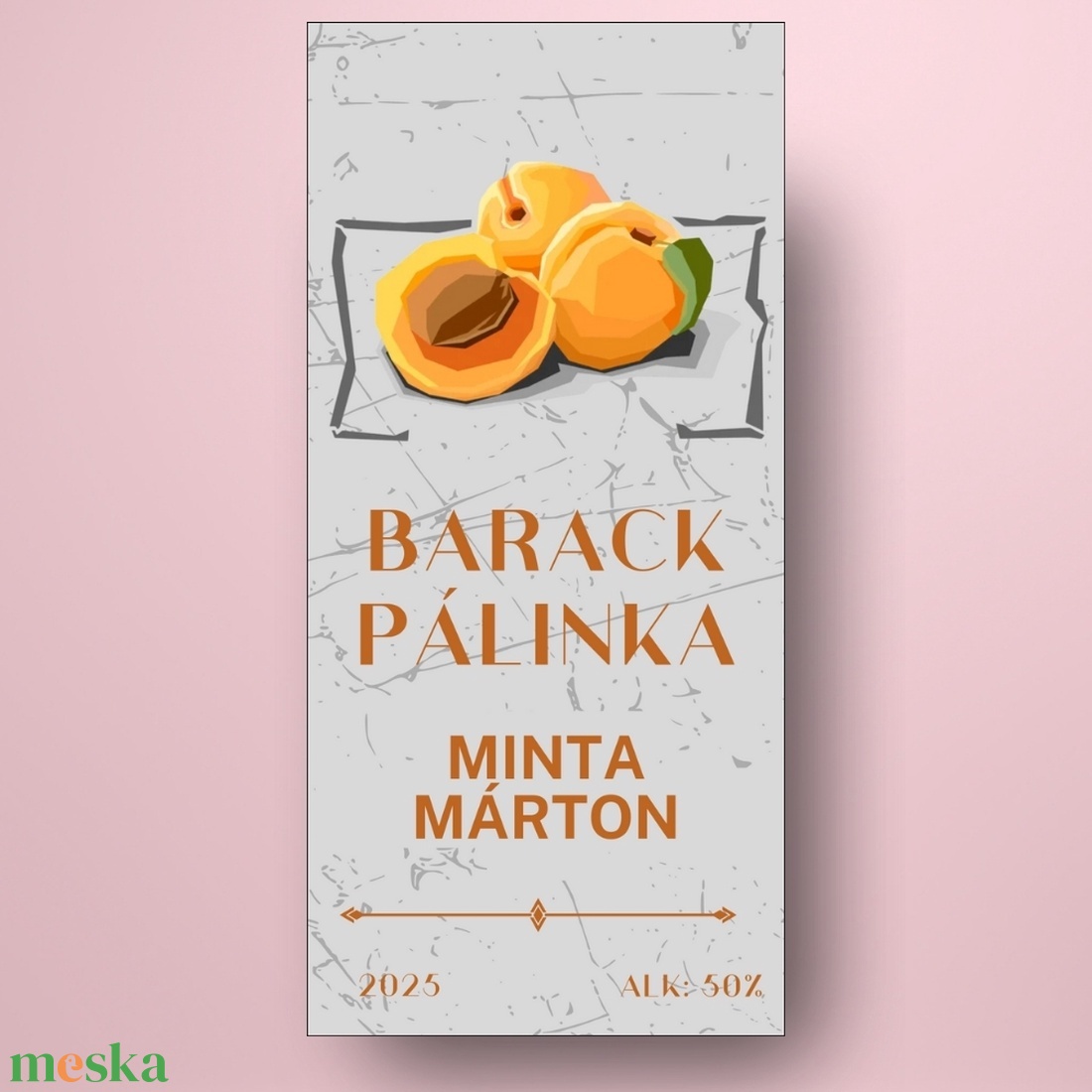 Barack pálinka - öntapadós üveg címke - geometrikus barackokkal - élelmiszer - alkoholos italok - Meska.hu Barack pálinka - öntapadós üveg címke - geometrikus barackokkal - élelmiszer - alkoholos italok - Meska.hu