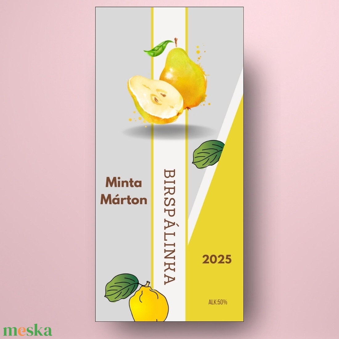 Birs pálinka - öntapadós üveg címke - rajzolt birsekkel modern stílusban - élelmiszer - alkoholos italok - Meska.hu Birs pálinka - öntapadós üveg címke - rajzolt birsekkel modern stílusban - élelmiszer - alkoholos italok - Meska.hu