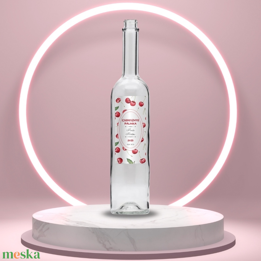 Cseresznye pálinka - öntapadós üveg címke - rajzolt leveles cseresznyékkel - élelmiszer - alkoholos italok - Meska.hu Cseresznye pálinka - öntapadós üveg címke - rajzolt leveles cseresznyékkel - élelmiszer - alkoholos italok - Meska.hu