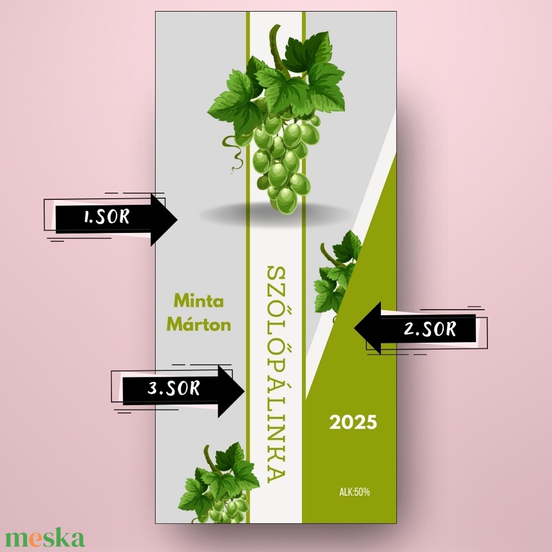 Szőlő pálinka - öntapadós üveg címke - rajzolt szőlővel modern stílusban - élelmiszer - alkoholos italok - Meska.hu Szőlő pálinka - öntapadós üveg címke - rajzolt szőlővel modern stílusban - élelmiszer - alkoholos italok - Meska.hu