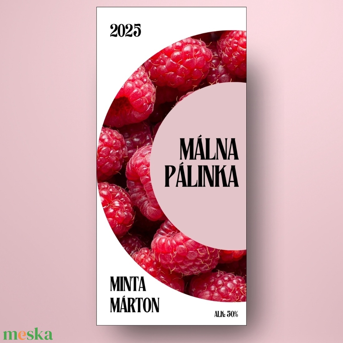 Málna pálinka - öntapadós üveg címke - félkör mintával - élelmiszer - alkoholos italok - Meska.hu Málna pálinka - öntapadós üveg címke - félkör mintával - élelmiszer - alkoholos italok - Meska.hu
