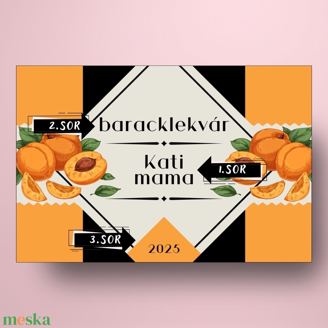 Baracklekvár - öntapadós üveg címke - kézzel illusztrált barackokkal - élelmiszer - lekvár - Meska.hu Baracklekvár - öntapadós üveg címke - kézzel illusztrált barackokkal - élelmiszer - lekvár - Meska.hu
