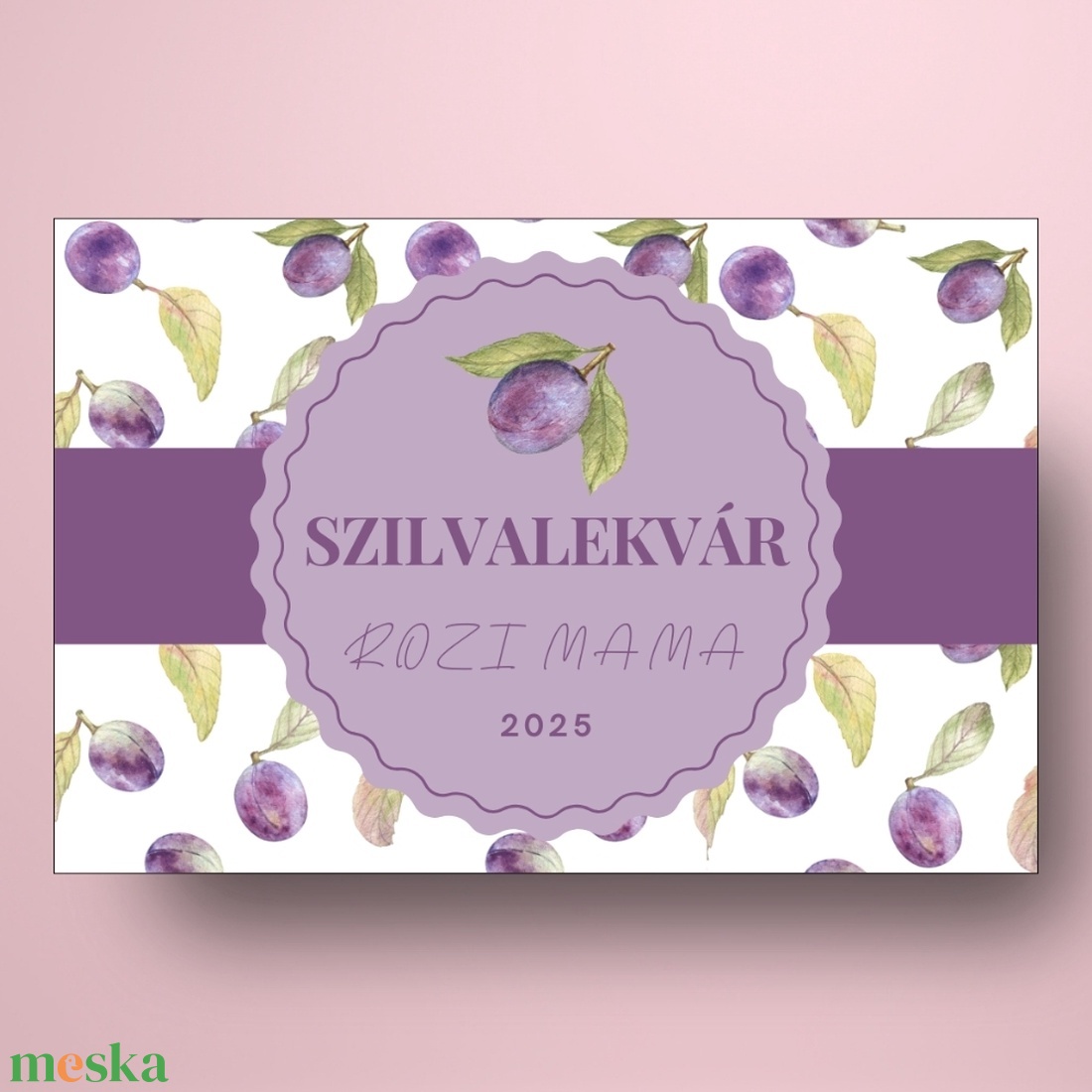 Szilvalekvár - öntapadós üveg címke - apró festett szilvákkal - élelmiszer - lekvár - Meska.hu Szilvalekvár - öntapadós üveg címke - apró festett szilvákkal - élelmiszer - lekvár - Meska.hu