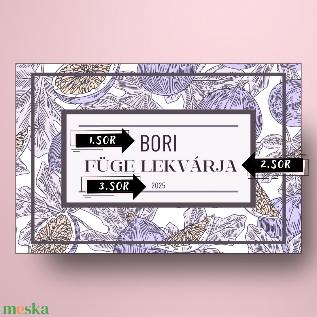 Fügelekvár - öntapadós üveg címke - fügék botanikai illusztrációval - élelmiszer - lekvár - Meska.hu Fügelekvár - öntapadós üveg címke - fügék botanikai illusztrációval - élelmiszer - lekvár - Meska.hu