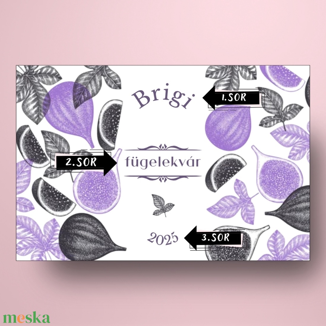 Fügelekvár - öntapadós üveg címke - lila és fekete rajzokkal - élelmiszer - lekvár - Meska.hu Fügelekvár - öntapadós üveg címke - lila és fekete rajzokkal - élelmiszer - lekvár - Meska.hu