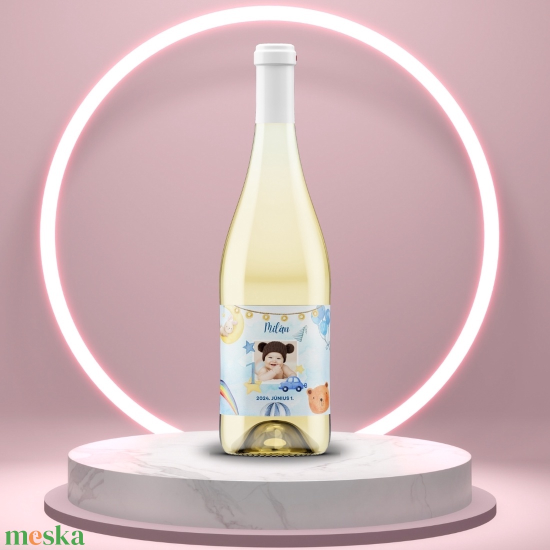 Születésnapi öntapadós üveg címke - kézzel festett macival és nyuszival - élelmiszer - alkoholos italok - Meska.hu Születésnapi öntapadós üveg címke - kézzel festett macival és nyuszival - élelmiszer - alkoholos italok - Meska.hu
