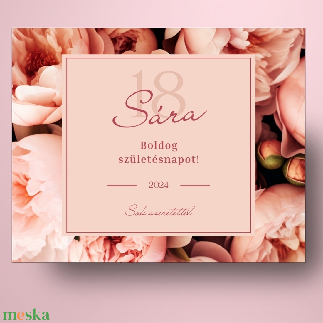 Születésnapi öntapadós üveg címke - rózsákkal romantikus stílusban - élelmiszer - alkoholos italok - Meska.hu Születésnapi öntapadós üveg címke - rózsákkal romantikus stílusban - élelmiszer - alkoholos italok - Meska.hu