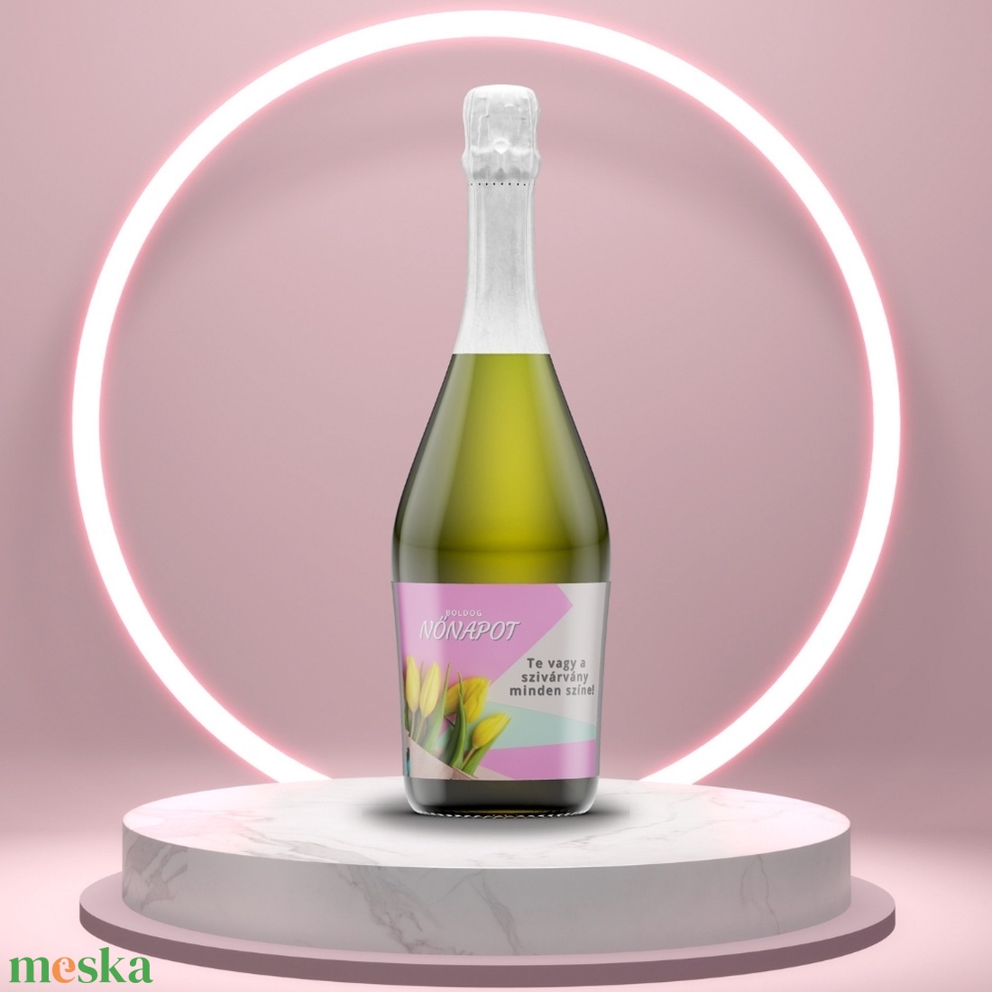 Nő napi üveg címke - színes alapon sárga tulipáncsokorral - élelmiszer - alkoholos italok - Meska.hu Nő napi üveg címke - színes alapon sárga tulipáncsokorral - élelmiszer - alkoholos italok - Meska.hu