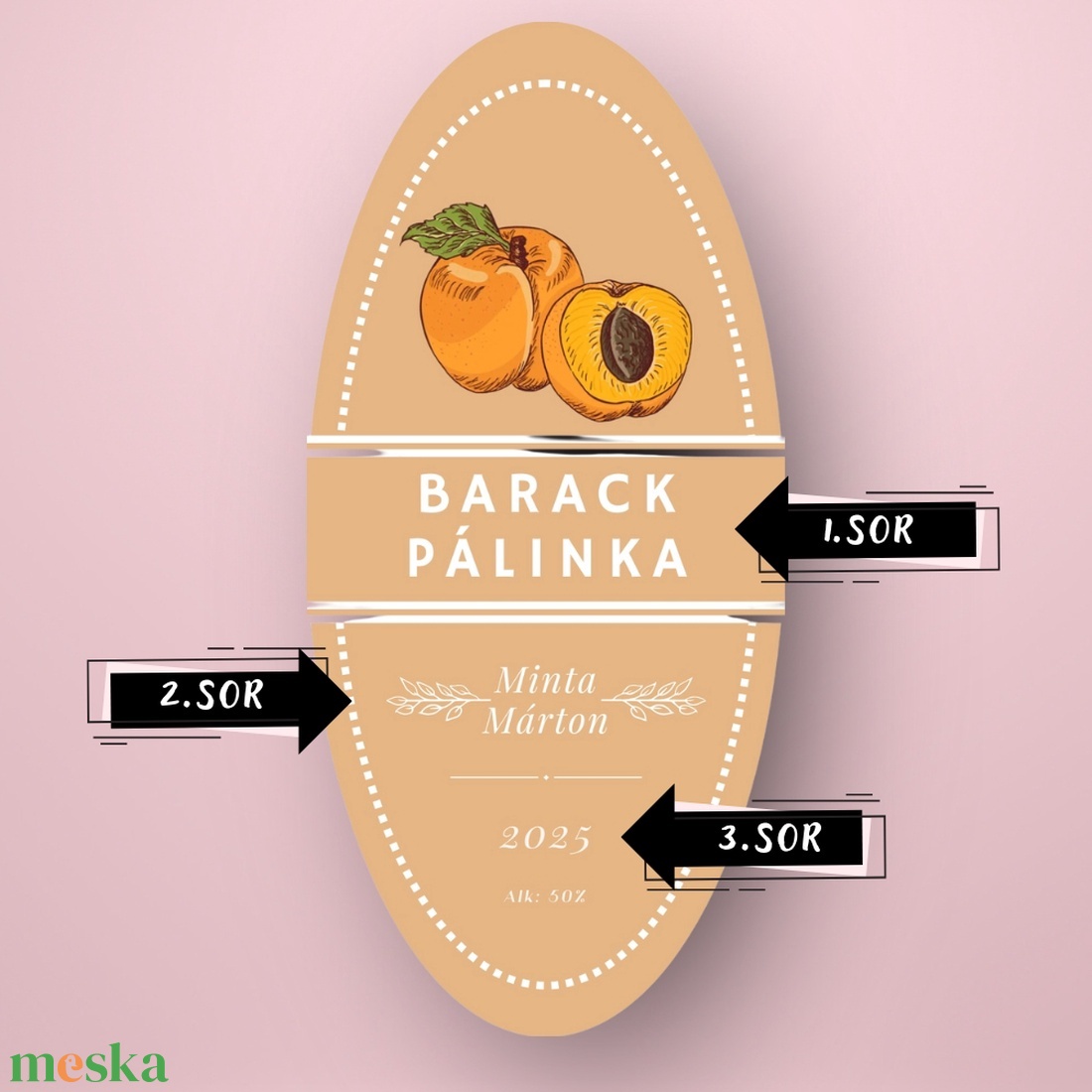 Barack pálinka - öntapadós üveg címke - vintage stílusú illusztrációval - élelmiszer - alkoholos italok - Meska.hu Barack pálinka - öntapadós üveg címke - vintage stílusú illusztrációval - élelmiszer - alkoholos italok - Meska.hu