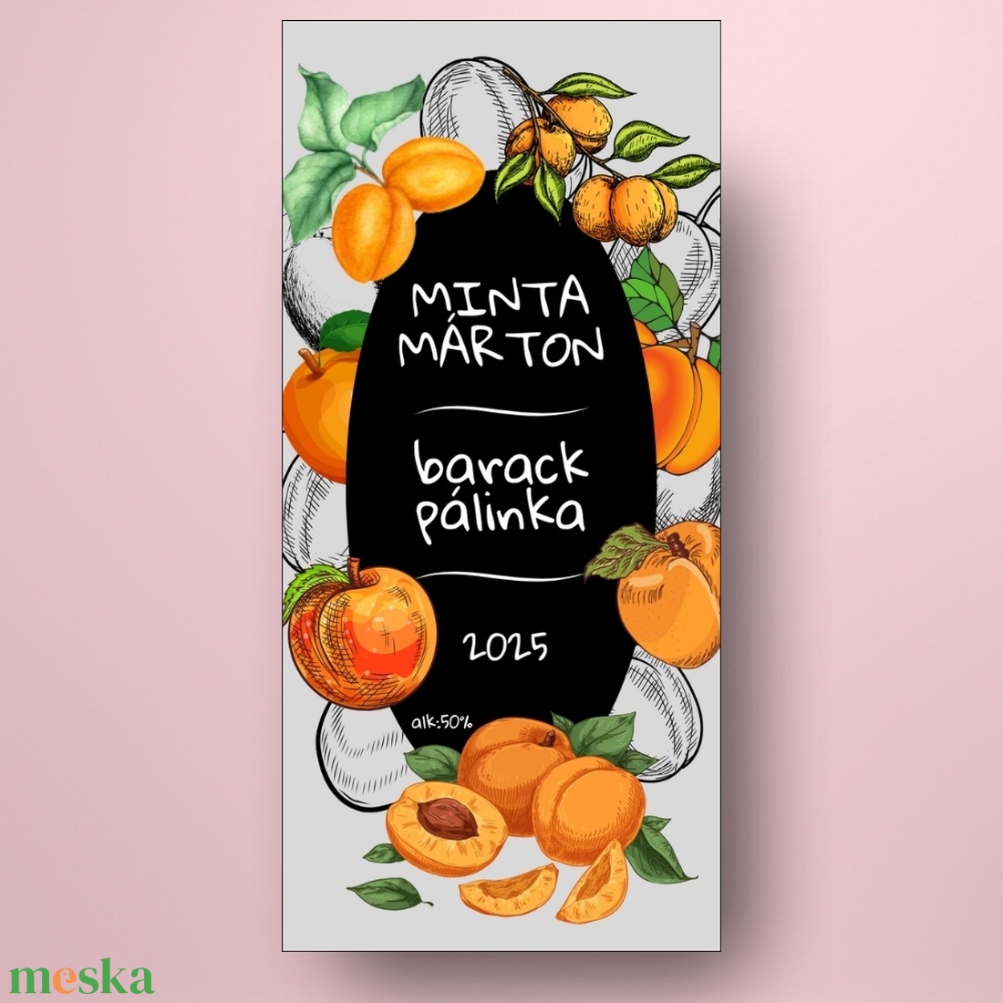 Barack pálinka - öntapadós üveg címke - modern barack rajzokkal - élelmiszer - alkoholos italok - Meska.hu Barack pálinka - öntapadós üveg címke - modern barack rajzokkal - élelmiszer - alkoholos italok - Meska.hu