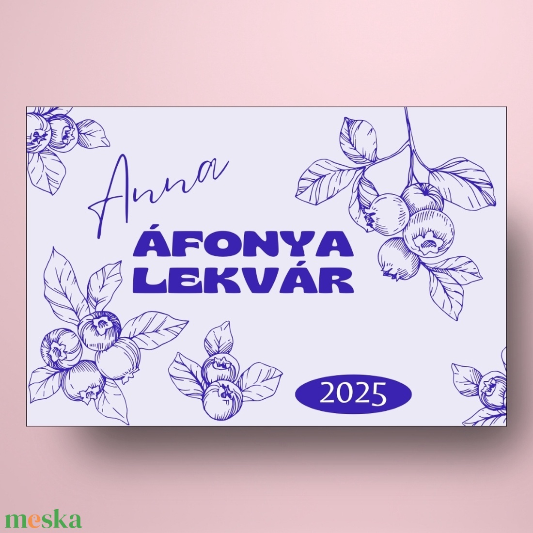 Áfonyalekvár - öntapadós üveg címke - kék alapon rajzolt áfonyákkal - élelmiszer - lekvár - Meska.hu Áfonyalekvár - öntapadós üveg címke - kék alapon rajzolt áfonyákkal - élelmiszer - lekvár - Meska.hu