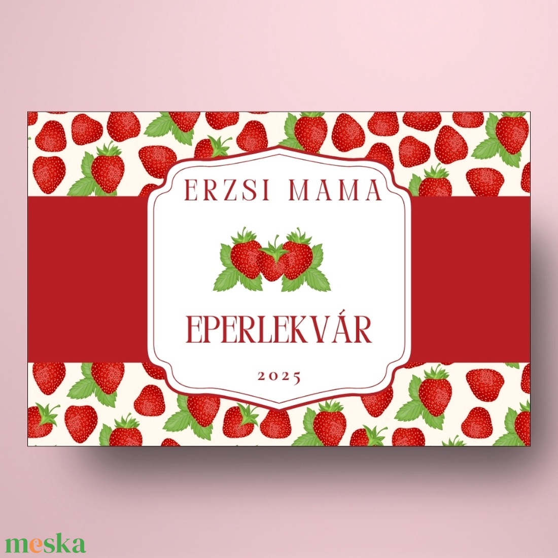 Eperlekvár - öntapadós üveg címke - klasszikus és elegáns - élelmiszer - lekvár - Meska.hu Eperlekvár - öntapadós üveg címke - klasszikus és elegáns - élelmiszer - lekvár - Meska.hu