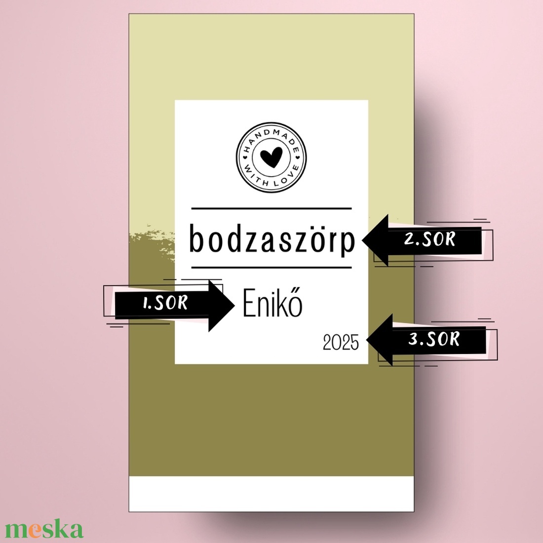 Bodzaszörp - öntapadós üveg címke - zöld átmenetekkel és fehér elemekkel - élelmiszer - szörp - Meska.hu Bodzaszörp - öntapadós üveg címke - zöld átmenetekkel és fehér elemekkel - élelmiszer - szörp - Meska.hu