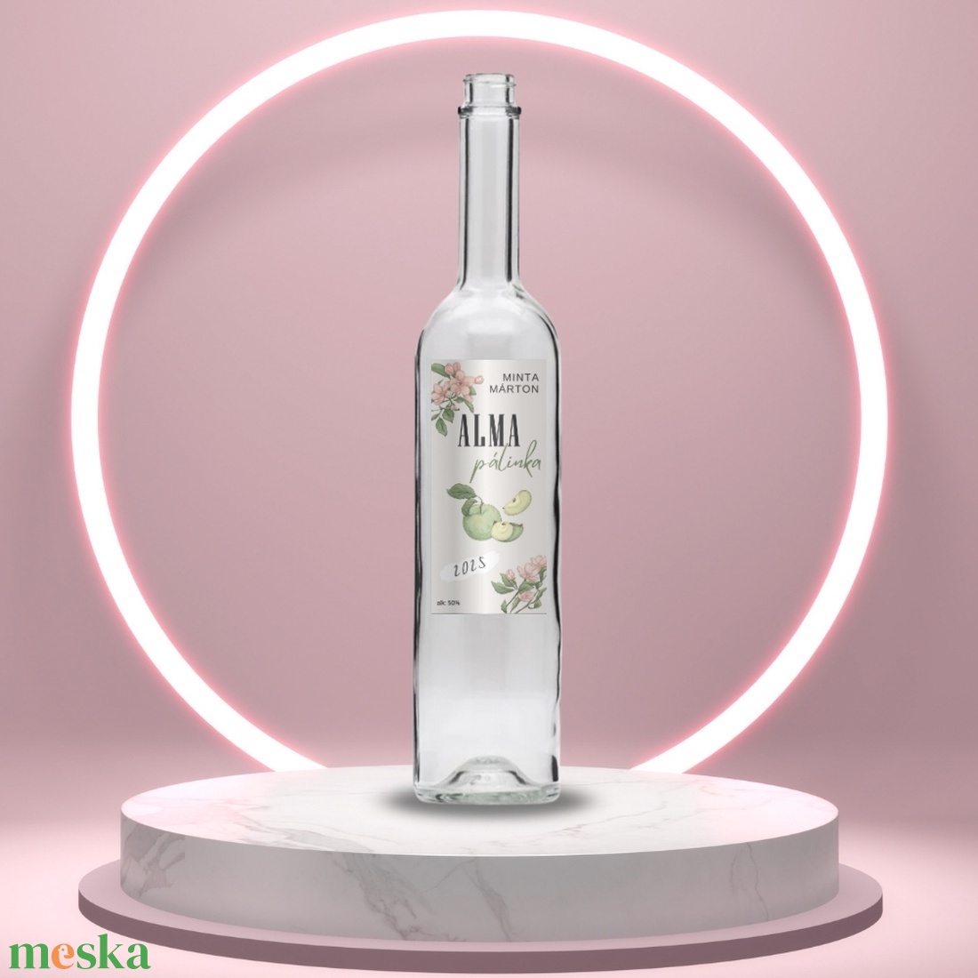 Alma pálinka - öntapadós üveg címke - virágokkal és rajzolt zöld almával - élelmiszer - alkoholos italok - Meska.hu Alma pálinka - öntapadós üveg címke - virágokkal és rajzolt zöld almával - élelmiszer - alkoholos italok - Meska.hu