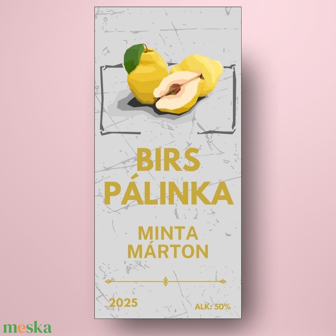 Birs pálinka - öntapadós üveg címke - geometrikus birsekkel - élelmiszer - alkoholos italok - Meska.hu Birs pálinka - öntapadós üveg címke - geometrikus birsekkel - élelmiszer - alkoholos italok - Meska.hu