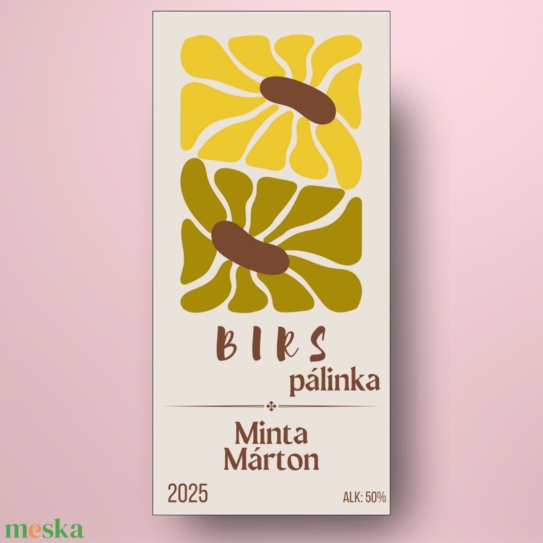 Birs pálinka - öntapadós üveg címke - modern virágokkal - élelmiszer - alkoholos italok - Meska.hu Birs pálinka - öntapadós üveg címke - modern virágokkal - élelmiszer - alkoholos italok - Meska.hu