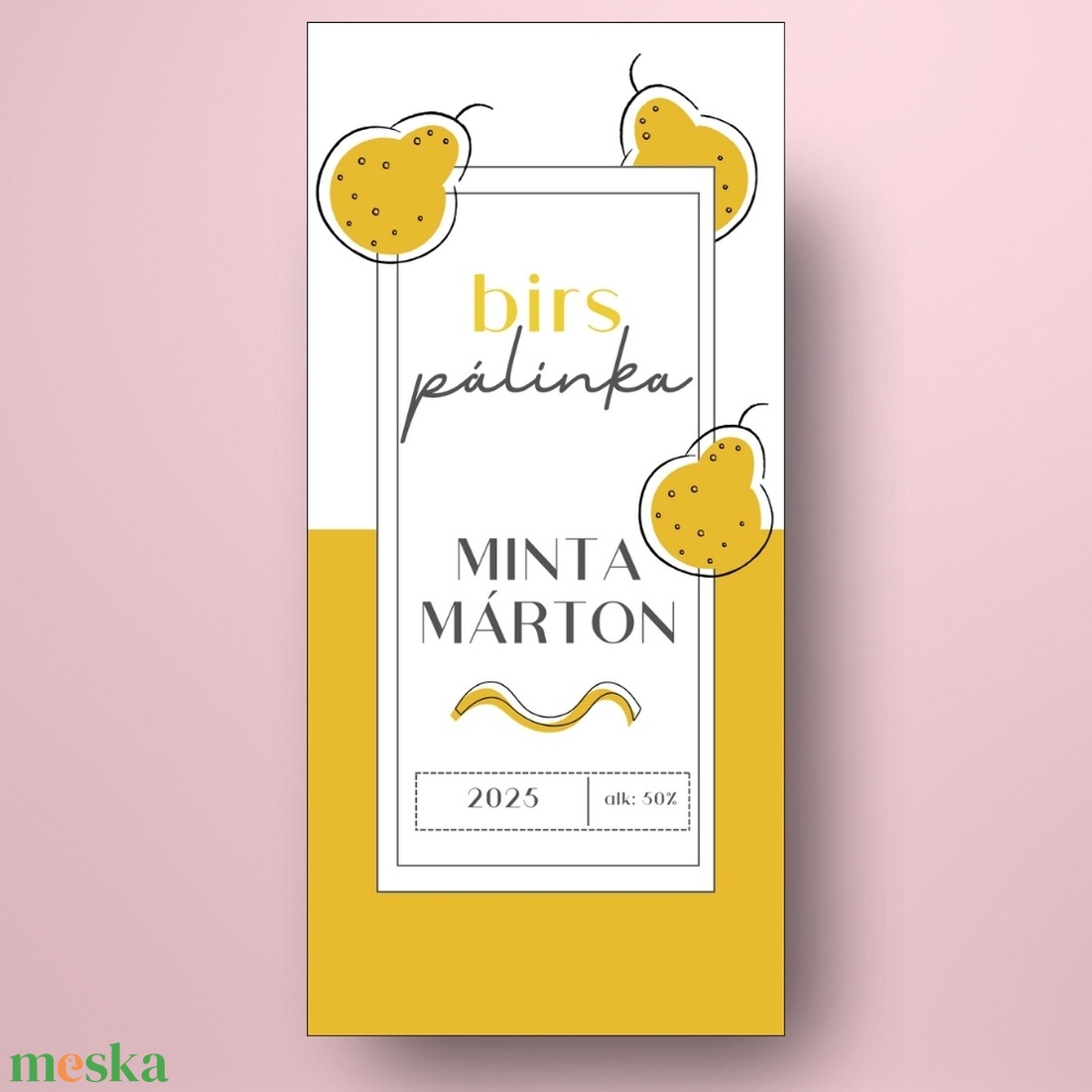 Birs pálinka - öntapadós üveg címke - vonalrajzolt minimalista grafikával - élelmiszer - alkoholos italok - Meska.hu Birs pálinka - öntapadós üveg címke - vonalrajzolt minimalista grafikával - élelmiszer - alkoholos italok - Meska.hu