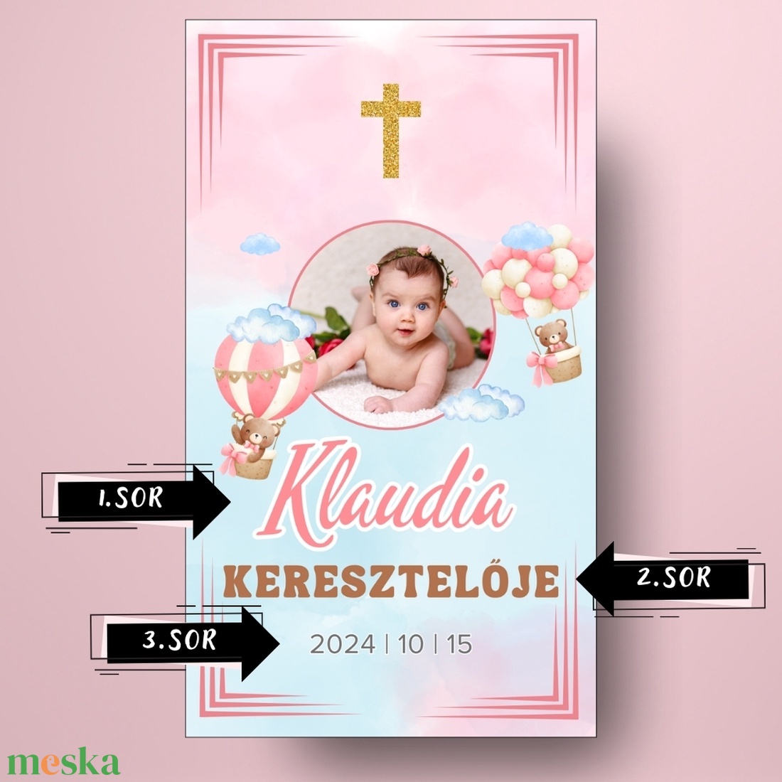 Keresztelőre való öntapadós üveg címke - hőlégballonokkal és felhőkkel - játék & sport - keresztelőajándékok - Meska.hu Keresztelőre való öntapadós üveg címke - hőlégballonokkal és felhőkkel - játék & sport - keresztelőajándékok - Meska.hu