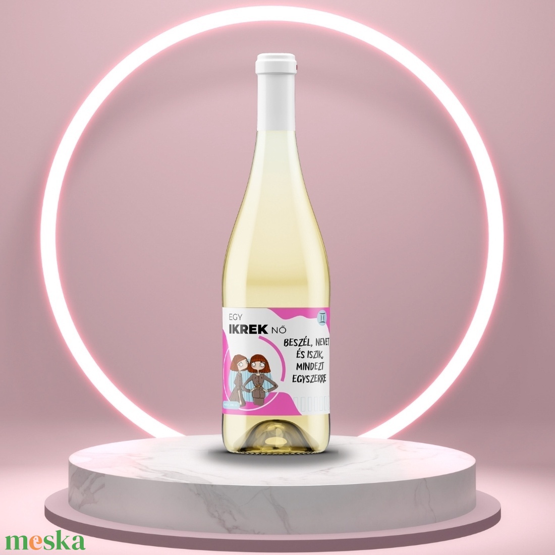 Horoszkópos öntapadós üveg címke - Ikrek nő - élelmiszer - alkoholos italok - Meska.hu Horoszkópos öntapadós üveg címke - Ikrek nő - élelmiszer - alkoholos italok - Meska.hu